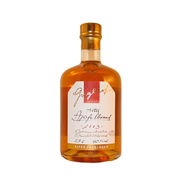 Guglhof: Alter Apfel Brand - Jahrgangsbrand / 40% Vol. / 0,7 Liter - Flasche 