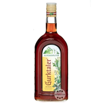Gurktaler Alpenkräuter Likör / 27 % vol. / 1,0 Liter-Flasche