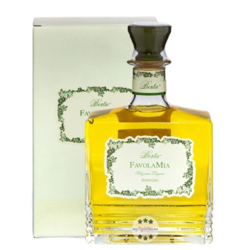Distillerie Favola Mia – Absinth Likör / 42 % vol. / 0,7 Liter-Flasche in Geschenk-Box