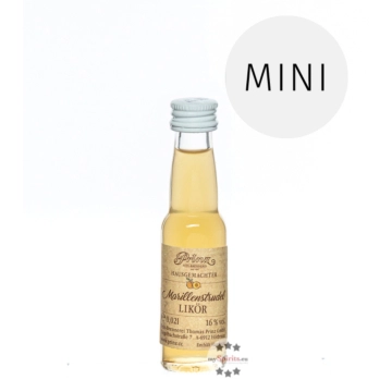 Prinz: Marillenstrudel Likör Miniatur / 16 % Vol. / 0,02 Liter-Flasche
