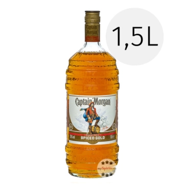 Captain Morgan Original Spiced Gold Barrel Bottle / 35 % Vol. / 1,5 Liter-Flasche
