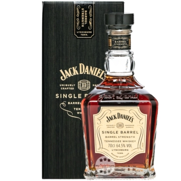 Jack Daniel's: Single Barrel Strength Tennessee Whiskey / 64,5 % vol / 0,7 Liter in Geschenkbox