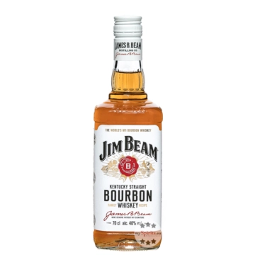Jim Beam Kentucky Straight Bourbon Whiskey White Label / 40 % Vol. / 0,7 Liter-Flasche