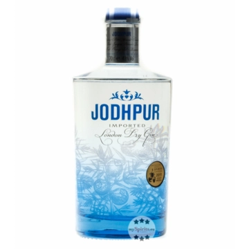 Jodhpur Imported London Dry Gin/ 43 % vol. / 0,7 Liter-Flasche 