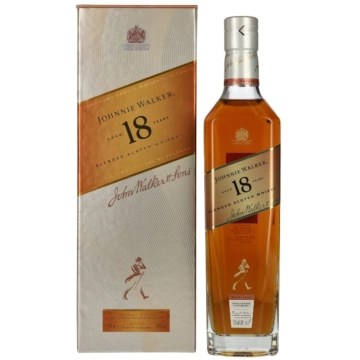 Johnnie Walker 18 Years Blended Scotch Whisky / 40 % vol. / 0,7 Liter-Flasche in Geschenkbox