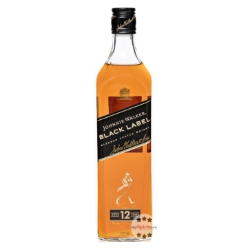 Johnnie Walker Black Label Blended Scotch Whisky – Aged 12 Years / 40 % vol. / 0,7 Liter-Flasche
