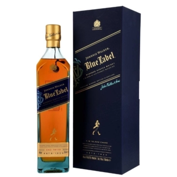 Johnnie Walker Blue Label Blended Scotch Whisky / 40 % vol. / 0,7 Liter-Flasche in Geschenk-Box