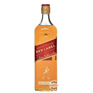 Johnnie Walker Red Label Blended Scotch Whisky / 40 % vol. / 1,0 Liter-Flasche