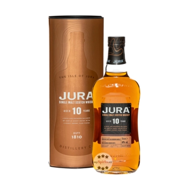 Jura 10 Jahre Single Malt Scotch Whisky / 40 % Vol. / 0,7 Liter-Flasche in Geschenkdose