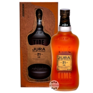 Jura 21 Jahre Tide Single Malt Scotch Whisky / 46,7 % Vol. / 0,7 Liter-Flasche in Geschenkbox