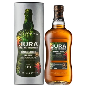 Jura Rum Cask Finish Single Malt Scotch Whisky / 40 % vol / 0,7 Liter-Flasche