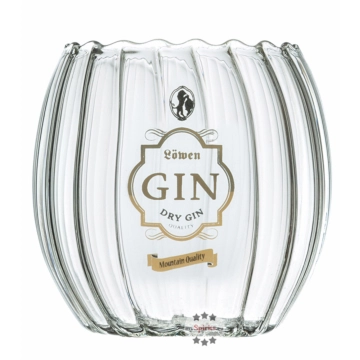 Bergbrennerei Löwen Gin Glas mundgeblasen - Gin und Longdrink-Glas