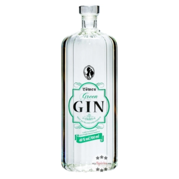 Löwen Green Gin / 40 % Vol. / 0,7 Liter – Flasche mit Geschenkverpackung