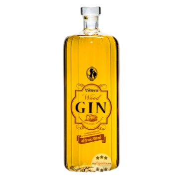 Löwen Wood Gin / 40 % Vol. / 0,7 Liter – Flasche in Pappbox