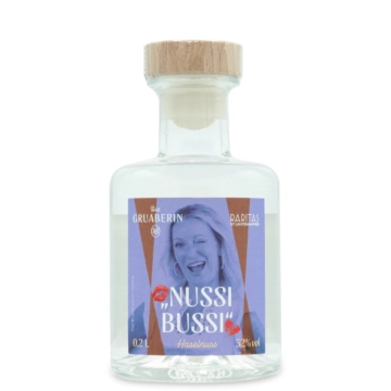 Lantenhammer Raritas Die Gruaberin "Nussi Bussi" Haselnussschnaps / 32 % vol / 0,2 Liter-Flasche
