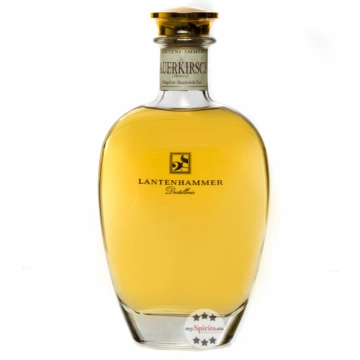 Lantenhammer Raritäten Sauerkirschbrand / 43 % vol. / 0,7 Liter-Karaffe in Holzschatulle
