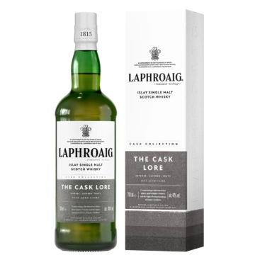 Laphroaig Lore Islay Single Malt Scotch Whisky / 48 % Vol. / 0,7 Liter-Flasche in Geschenkdose