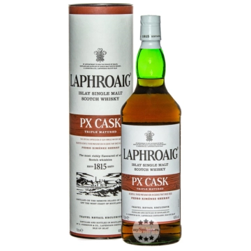Laphroaig PX Cask Islay Single Malt Scotch Whisky / 48 % Vol. / 1,0 Liter-Flasche in Geschenkdose