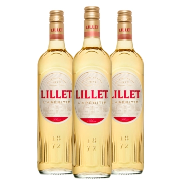 Lillet Blanc Weinaperitif 3er-Set / 17 % vol / 3 x 0,75 Liter-Flasche