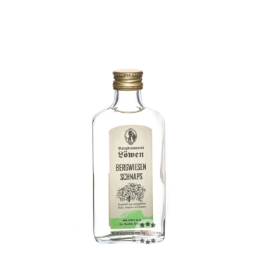 Löwen: Bergwiesen Schnaps  / 40% Vol. / 0,2 Liter - Flasche