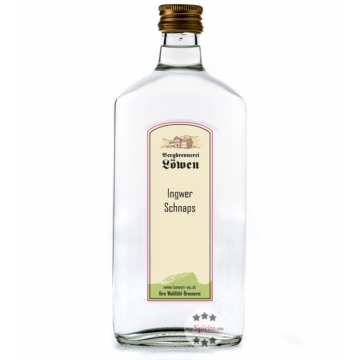 Löwen Ingwer Schnaps / 40 % Vol. / 0,5 Liter-Flasche