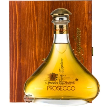 Marcati E. Gagliano Grappa Prosecco Riserva Barrique / 40 % Vol. / 0,7 Liter-Flasche in Holzbox