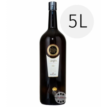 Marcati Grappa Riserva Magnum „Il Bacio delle Muse“ / 40 % Vol. / 5 Liter-Flasche mit Zapfhahn