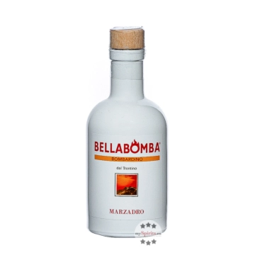 Marzadro: Bellabomba Bombardino Sahnelikör mit Eiern & Rum / 17 % Vol. / 0,2 Liter-Flasche