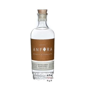 Marzadro Grappa Anfora – Grappa aus Terrakottabehältern / 43 % Vol. / 0,7 Liter-Flasche