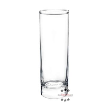 mySpirits Longdrinkglas mit mySpirits-Logo im Boden / ca. 305 ml / Ø ca. 6 cm / H: ca. 16,5 cm 