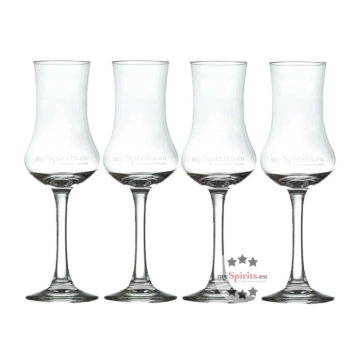 4 x mySpirits Schnapskelch / je Stück ca. 55 ml / H: ca. 16 cm