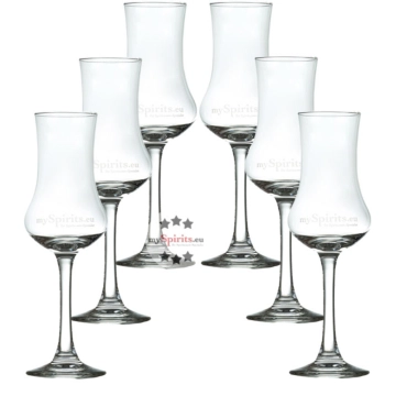 6 x mySpirits Schnapskelch / je Stück ca. 55 ml / H: ca. 16 cm
