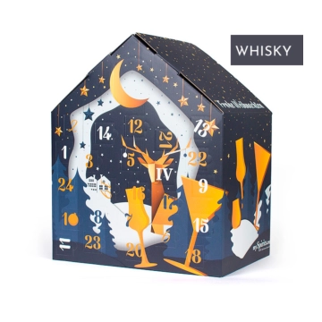 mySpirits Whisky Adventskalender Premium / 40-56,4 % vol / 24 x 0,02l mit Glas