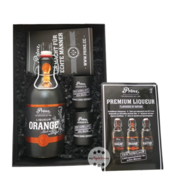 Prinz Geschenk-Set "Nobilant Männerbox" Orange / 37,7 % Vol. / 0,5 Liter-Flasche