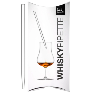 Eisch: Whisky-Pipette Gentleman klar im Geschenkkarton / L: 170 mm, &Oslash; 8 mm