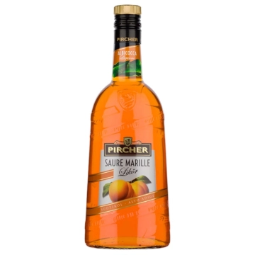 Pircher: Saure Marille Likör / 16 % vol / 0,7 Liter-Flasche
