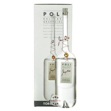 Poli Grappa Amorosa di Dicembre / 40 % Vol. / 0,5 Liter-Flasche in Geschenkkarton
