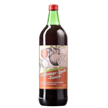 Prinz Alpenst&uuml;rmer Blutorange-Limette Punsch (alkoholfrei) / 0 % vol / 1,0 Liter-Flasche
