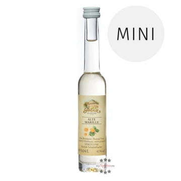 Prinz: Alte Marille im Holzfass gereift Miniatur / 41 % Vol. /  0,04 Liter-Flasche