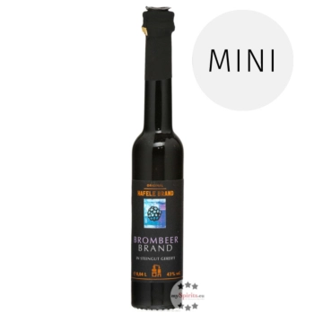 Prinz: Hafele Brombeer Brand Miniatur / 43 % Vol. / 0,04 Liter - Flasche