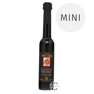 Prinz: Hafele Erdbeer Brand Miniatur / 43 % Vol. / 0,04 Liter - Flasche