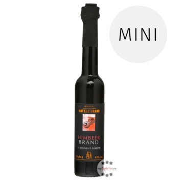 Prinz: Hafele Himbeer Brand Miniatur / 43 % Vol. / 0,04 Liter-Flasche