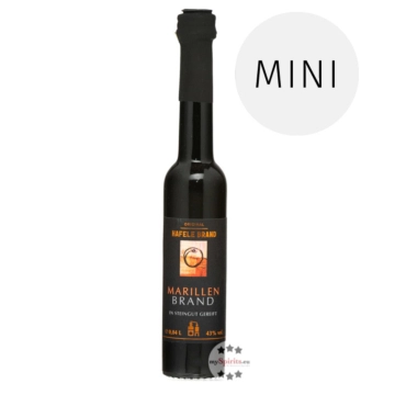 Prinz: Hafele Marillen Brand Miniatur / 43 % Vol. / 0,04 Liter-Flasche