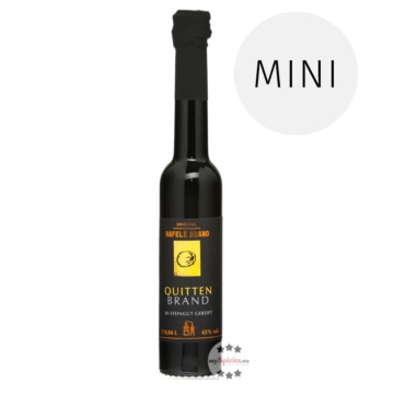 Prinz: Hafele Quitten Brand Miniatur / 45 % Vol. / 0,04 Liter - Flasche