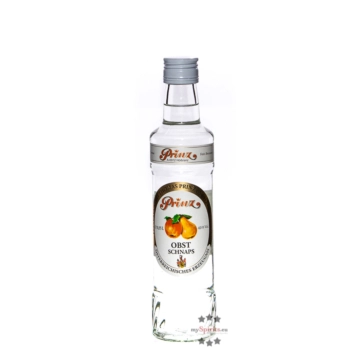 Prinz: Obstschnaps aus Äpfeln und Birnen / 40% Vol. / 0,35 Liter - Flasche