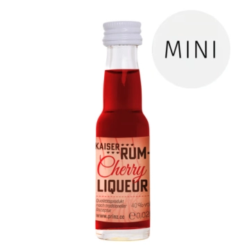 Prinz: Rum Cherry Liqueur mit Inländerrum / 40% Vol. / 0,02 Liter - Flasche