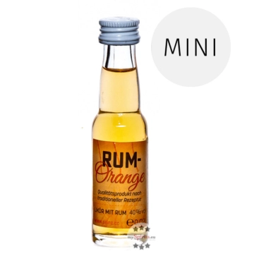 Prinz Rum Orange Likör mit Inländerrum / 40% Vol. / 0,02 Liter - Flasche