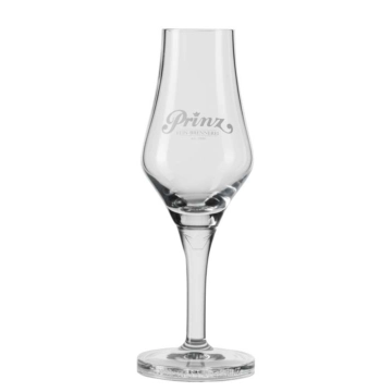 Prinz Exklusivkelch Schnapsglas mit Stiel / 2 cl Eichstrich / H: ca. 16 cm
