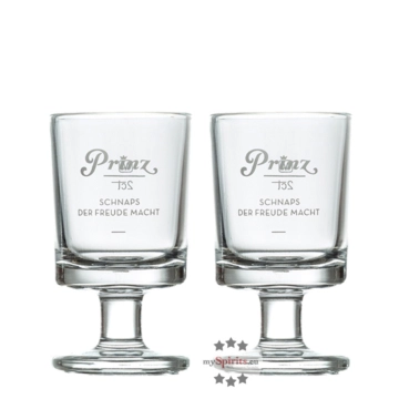 2 x Prinz: Original Schnapsglas 