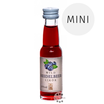 Prinz: Wildheidelbeer-Likör / 16% Vol. / 0,02 Liter - Flasche
